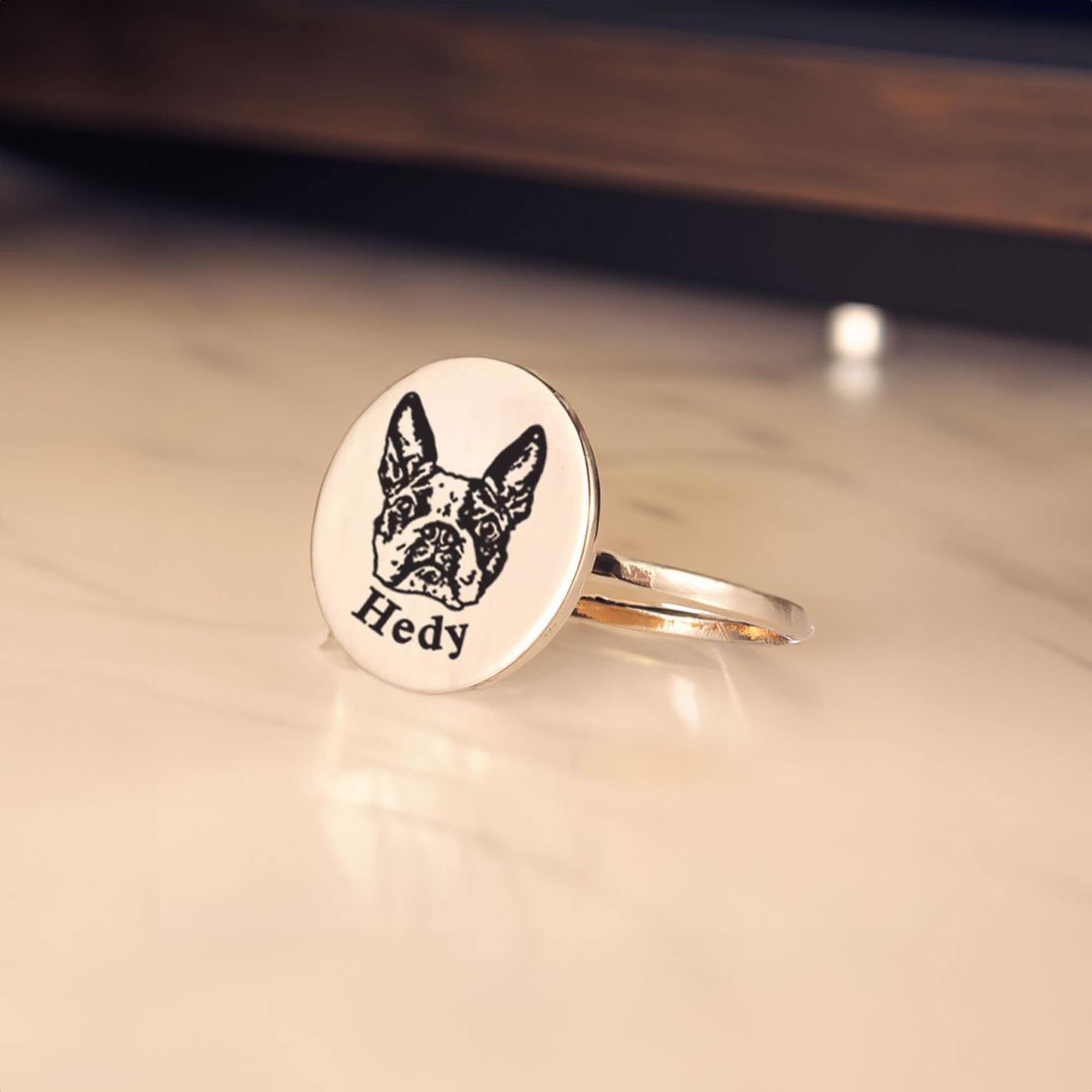 Bague Portrait Animal