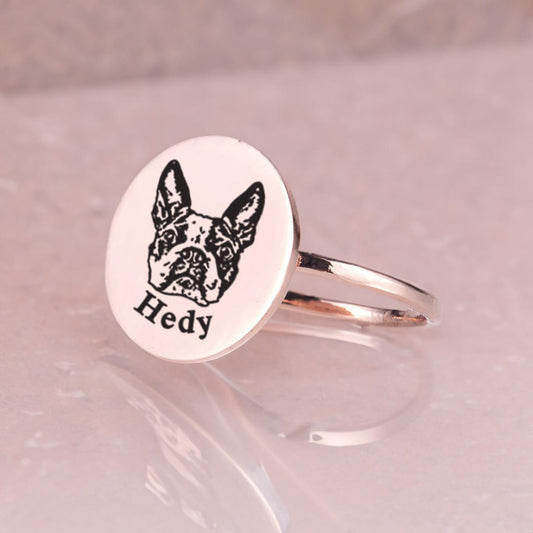 Bague Portrait Animal