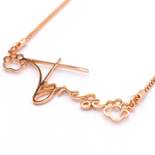 Pendentif écriture